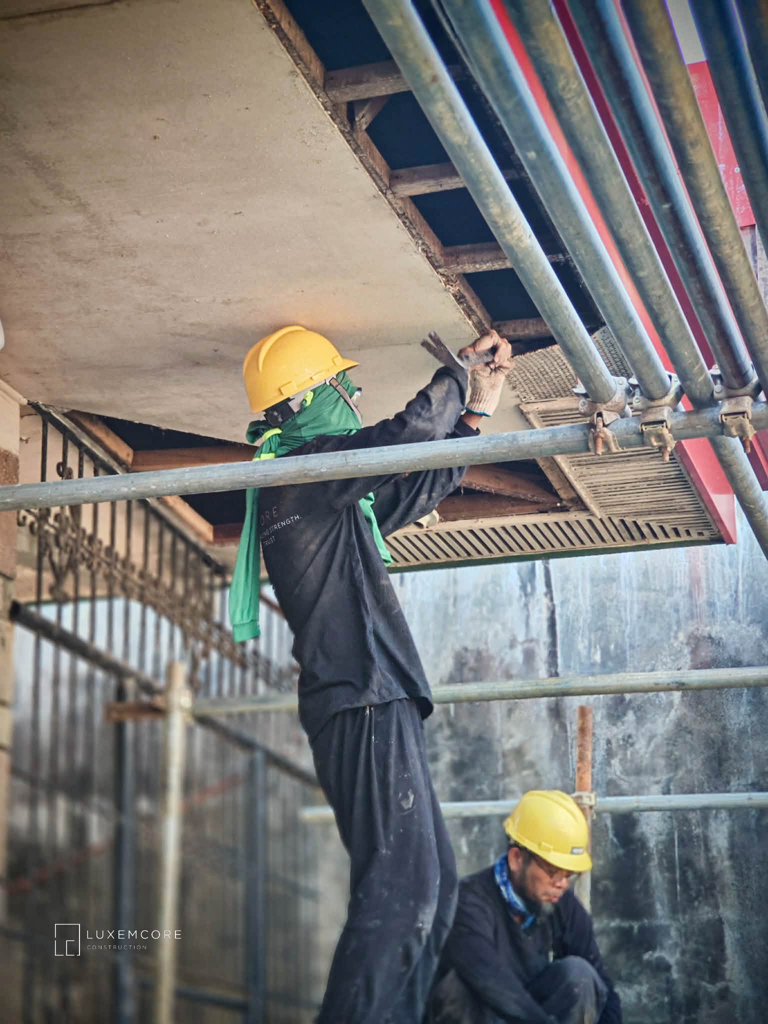 50-year-old house major renovation — Roof Eaves Rehabilitation documentation