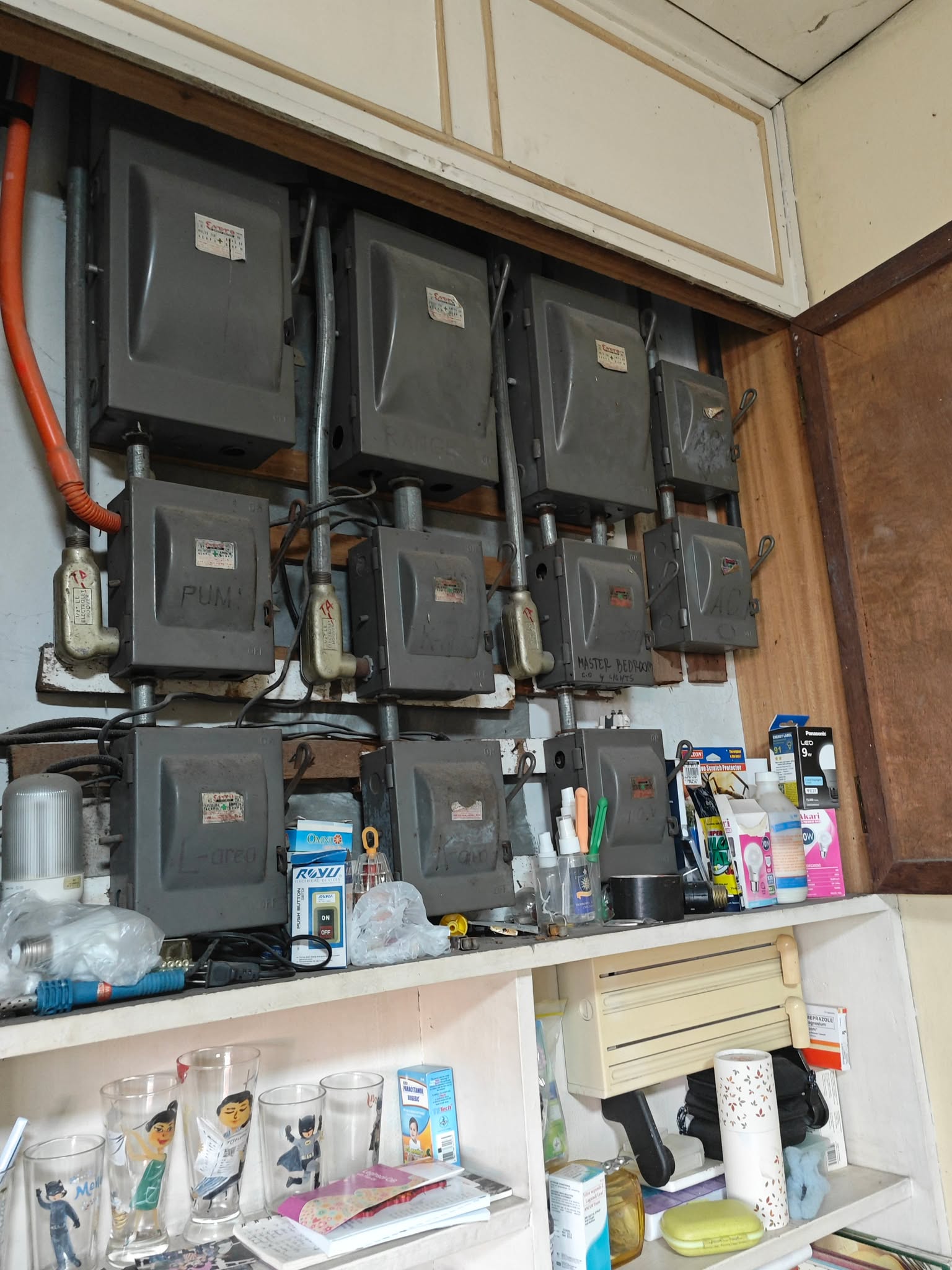 50-year-old house major renovation — Electrical Panel Reorganization documentation