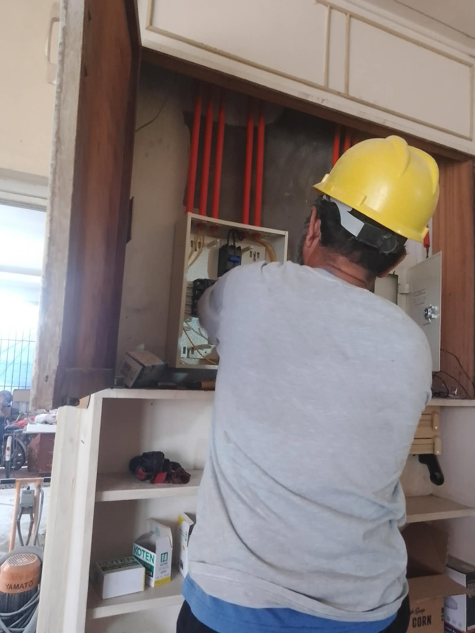 50-year-old house major renovation — Electrical Panel Reorganization documentation