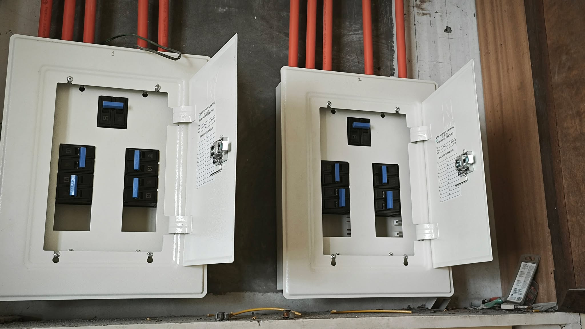 50-year-old house major renovation — Electrical Panel Reorganization documentation