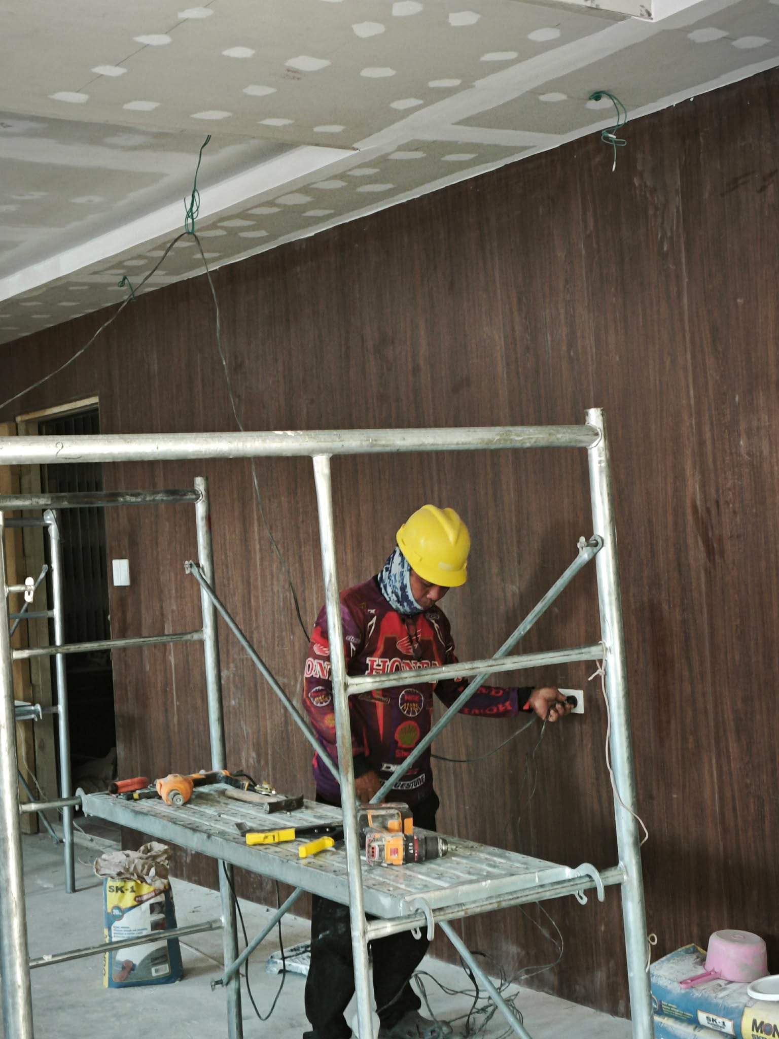 50-year-old house major renovation — Living & Dining Area Transformation documentation
