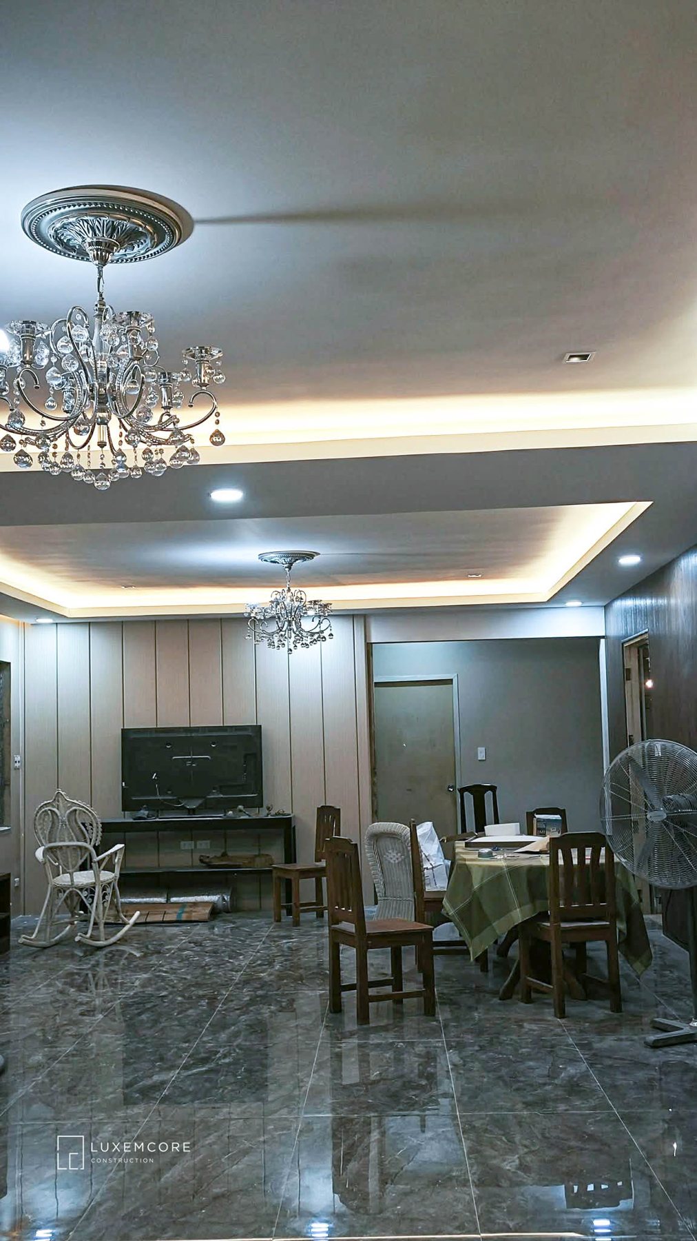 Major renovation of more than 50 year old residential building