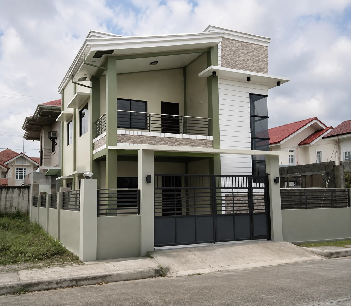 Completed two-storey residential project in Primavera Subdivision, Sto. Tomas, Batangas